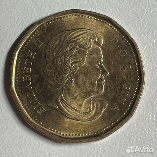 Канада 1 доллар 1910-2010 Саскачеван Рафрайдерс VF