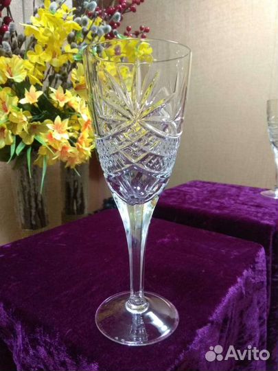 Фужеры хрустальные. Неман. Прошлый век