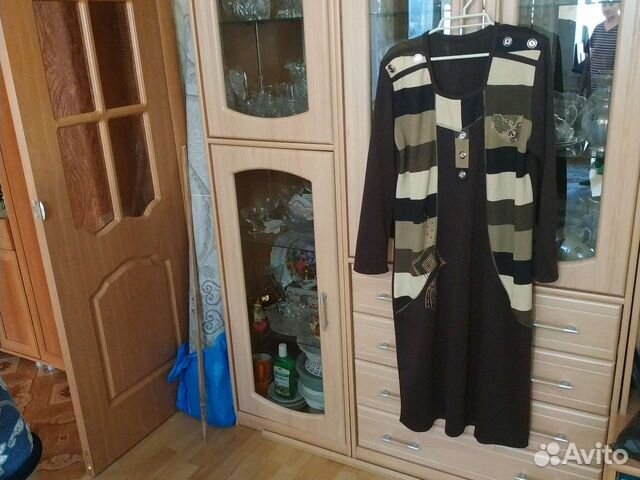 Платье трикотажное женское