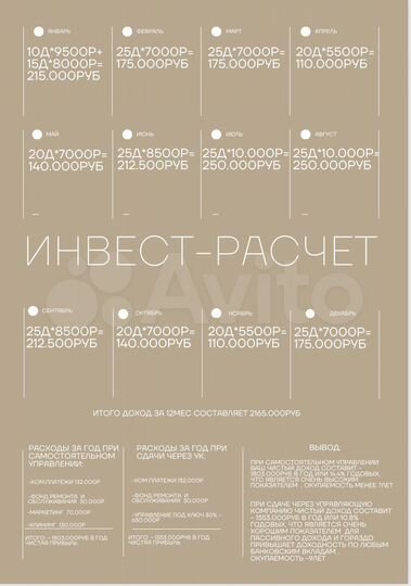 3-к. апартаменты, 60 м², 1/16 эт.