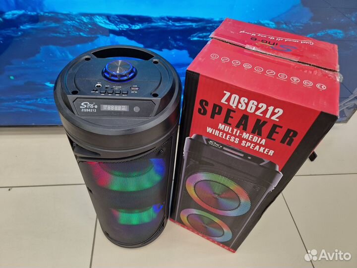 Портативная акустика Speaker ZQS-6212 (Врш)