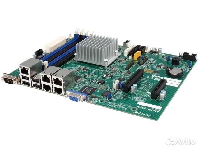 Материнская плата Supermicro A1SAM-2550F Atom proc