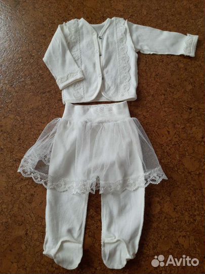 Комплект на выписку для девочки лето