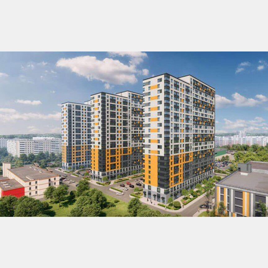 2-к. апартаменты, 67,4 м², 15/24 эт.