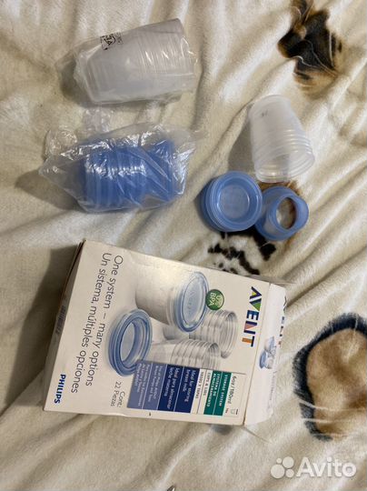Набор контейнеров для хоанения молока avent