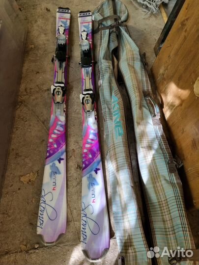 Горные лыжи Salomon и чехол Dakine