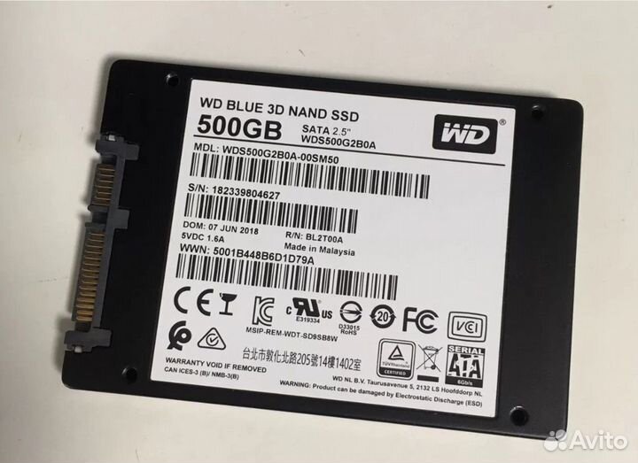 SSD WD Blue 500 GB