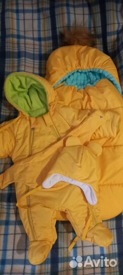 Конверт на выписку с комбинезоном