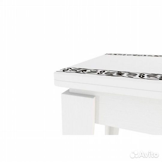 Стол обеденный раскладной Фантазия - Белый