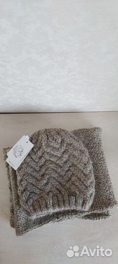 Комплект шапка и снуд