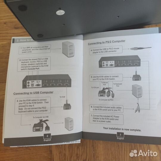 Комплект с 4 портовыми переключателями trendnet