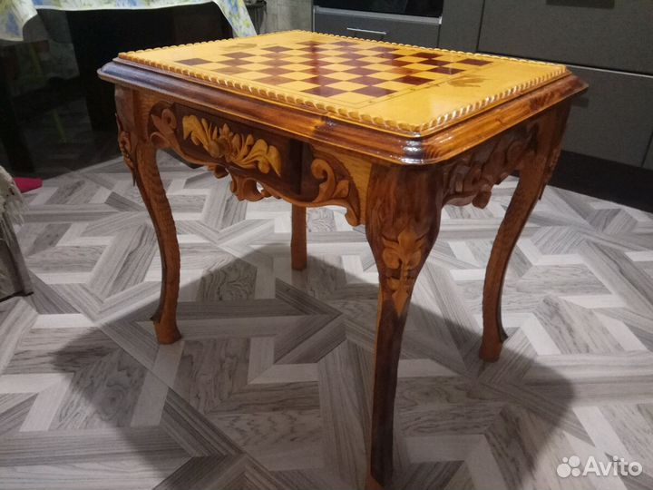 Шахматы, стол - ручная работа