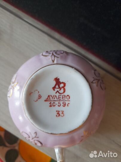 Чашка, чайная пара дулево