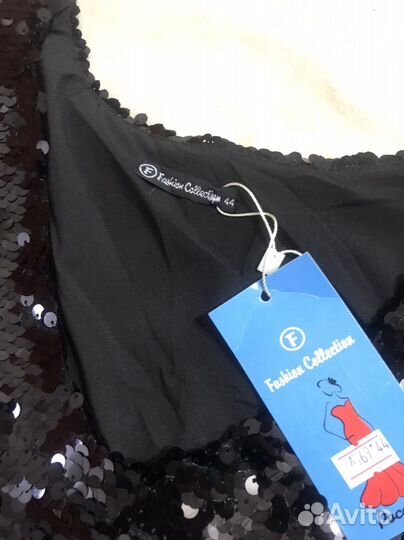 Майка с пайетками