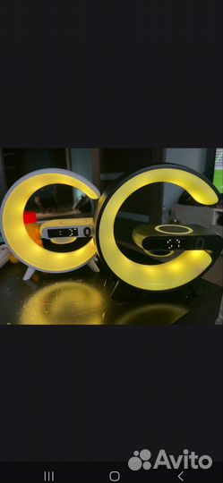 Умный Светильник с Колонкой/Беспроводной зарядкой