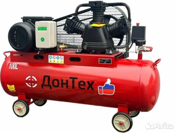Компрессор Воздушный Ременной Дон-тех км-600/100