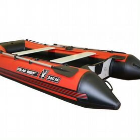 Лодка Polar Bird 320M NEW стеклокомпозит; красная