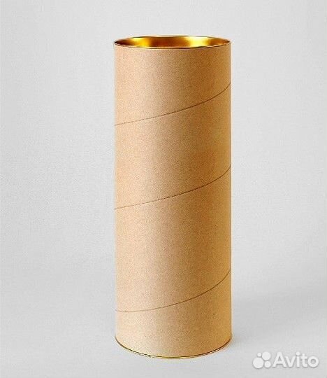 Картонные тубусы с крышкой