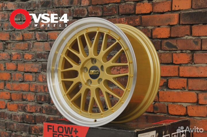 Диски R19 5-112 # BBS LM Gold Machine Lip