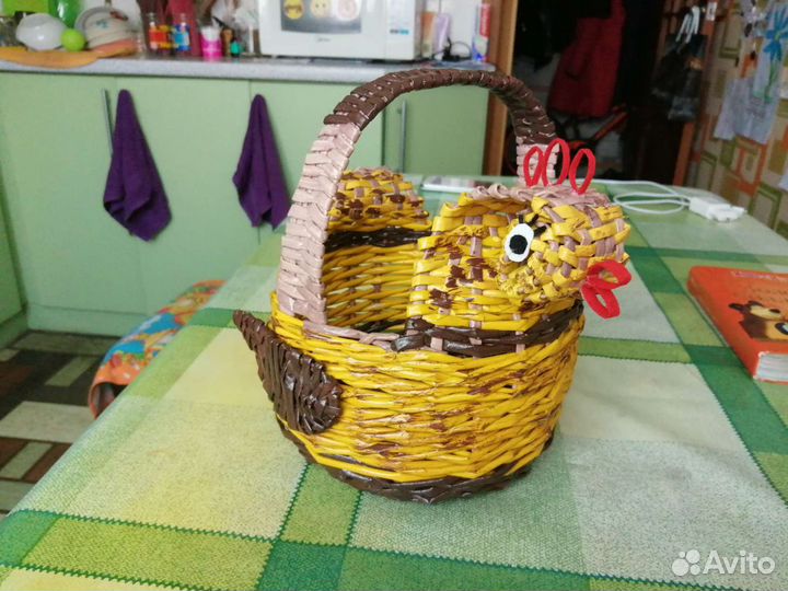 Корзина плетеная