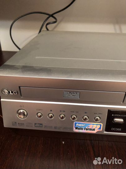 Проигрыватель DVD видеомагнитофон LG DS 368