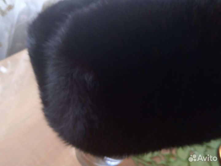 Мужская шапка из кролика