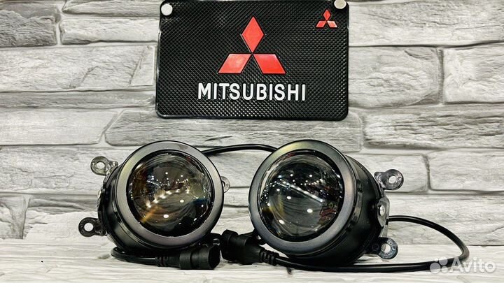 Лазерные противотуманки Mitsubishi BI-LED lazer