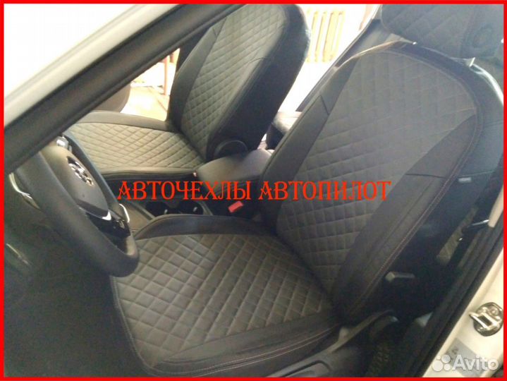 Чехлы Автопилот Volkswagen Polo 5 Hb из экокожи