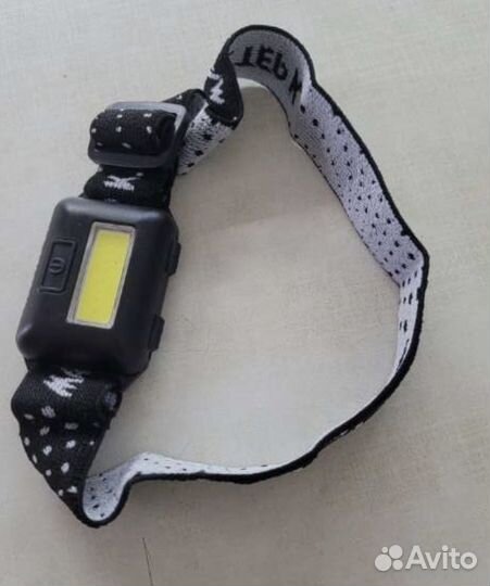 Яркий компакный налобный фонарь, новый
