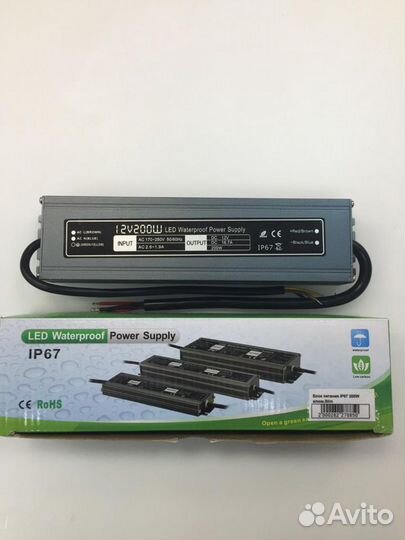Блоки питания 12-24В IP67