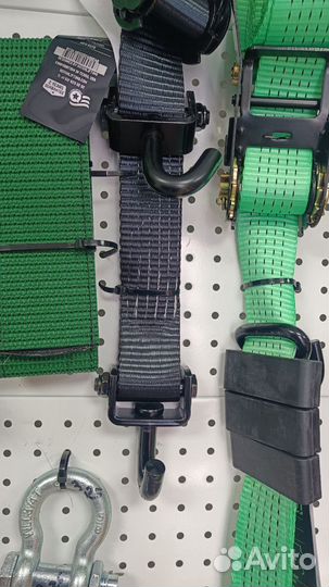 Ремень стяжной автовозный 50 мм 4 т 3 м j крюки