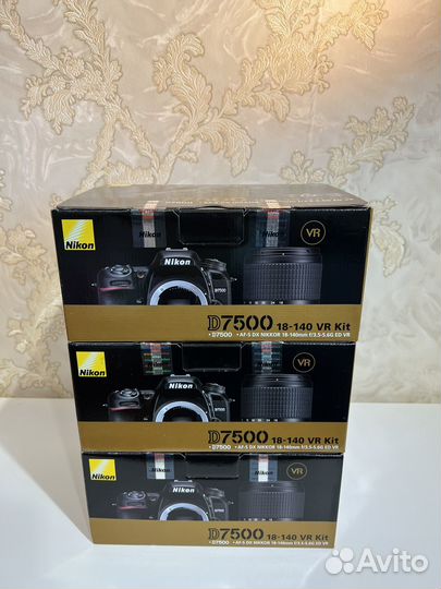Nikon D7500 kit 18-140 ED VR новый