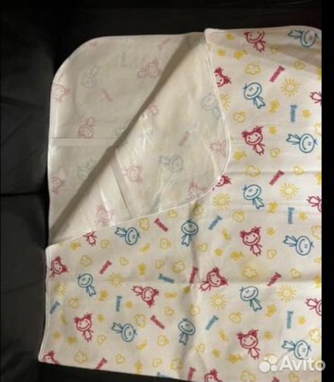 Наматрасник махровый клеенка для детской кровати
