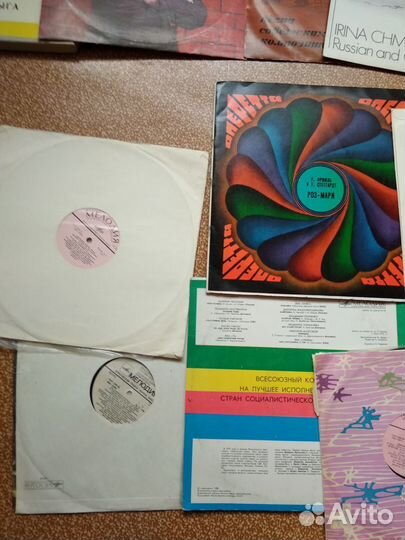 Пластинки виниловые времен СССР
