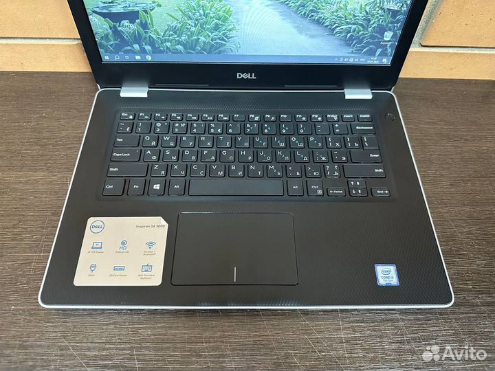 Ноутбук Dell/i3-7/8Гб/SSD M2 NVMe
