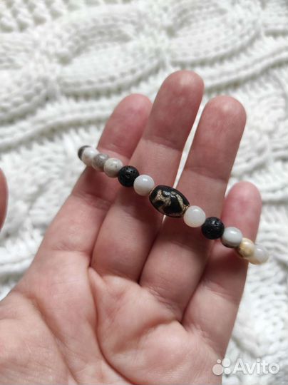 Браслеты из Бамбукового агата