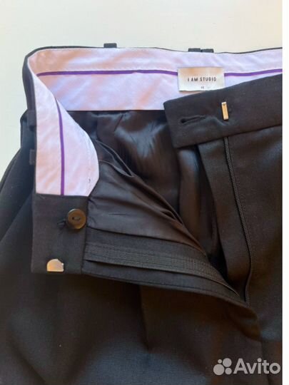 Черные костюмные шорты