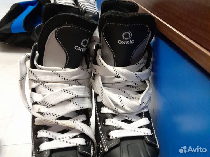 Коньки хоккейные oxelo