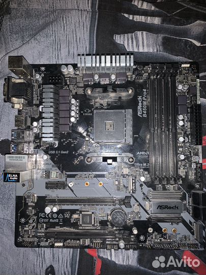 Материнская плата asrock b450m pro 4