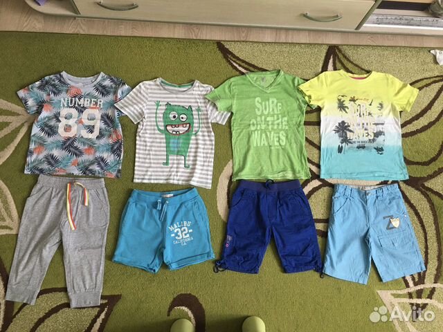 Летние вещи на мальчика от 5-7 лет (много фото)