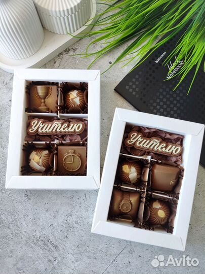 Шоколадные подарки на день учителя