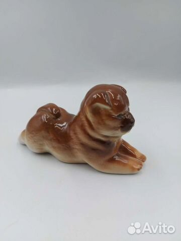 Статуэтка собака чау чау лфз СССР