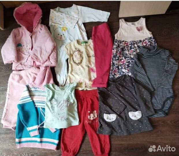 Детские вещи на 1-2 года