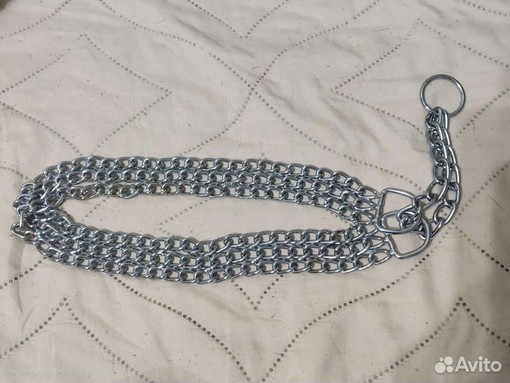 Ошейник цепочка трехрядный