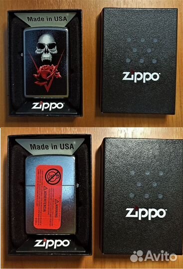 Зажигалки Zippo Tremors monster movie + черепа