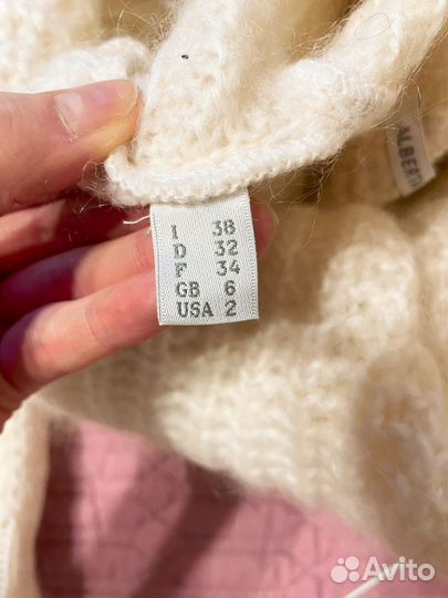 Мохеровый свитер alberta ferretti