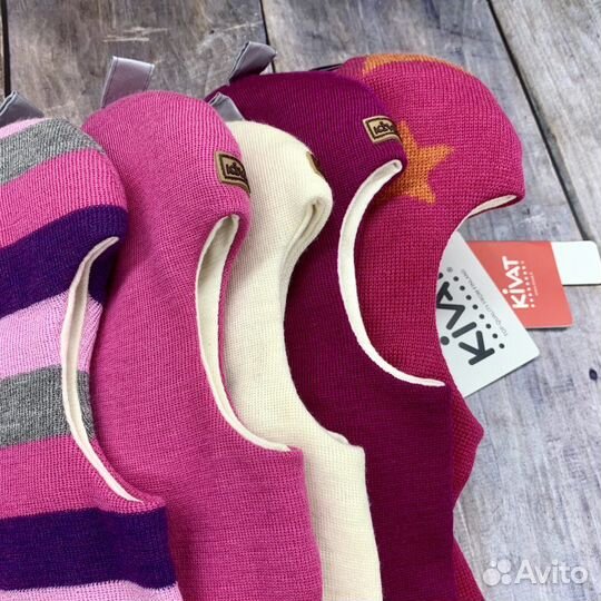 Шлемы Kivat шерсть мериносов Финские на выбор