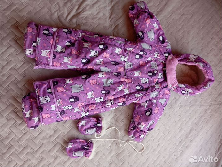 Комбинезон трансформер зимний