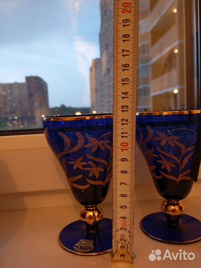 Кобальтовые бокалы