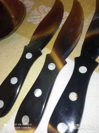 Набор столовый из рога буйвола